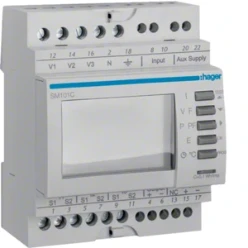 Digitale multimeter, DIN-rail, Modbus + pulsuitgang
