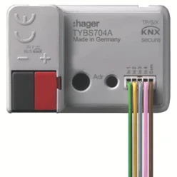 Schakelaarinterface/binaire ingang 4-voudig, KNX Secure