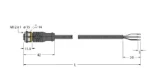 Sensor/actorkabel met connector Turck RKC4T-5/TXL
