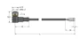 Sensor/actorkabel met connector  Turck WKC4.4T-10/TEL AANSL KABEL M12 4P 6625027