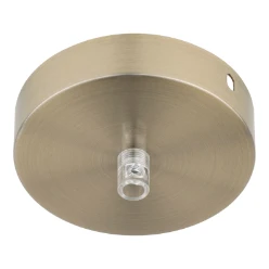 Mechanische toebehoren/onderdelen voor verlichtingsarmaturen Ceiling cup BAILEY CEILING CUP METAL BRONZE ANTIQUE + TRANSPARENT CORD GRIP 140334