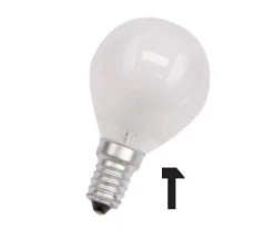 Gloeilamp kogelvormig Lampen voor verlichtingsarmaturen BAILEY BALL E14 G45 240V 7W FROSTED 891445629