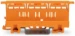 Toebehoren/onderdelen voor klemmen Series 221 WAGO 221-510 DINRAIL ADAPTOR 221-510