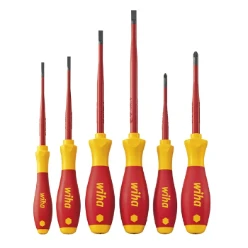 Schroevendraaier set Handgereedschap WIHA WIHA SOFTFINISH SLIMFIX SL/PZ SCHROEVENDRAAIERSET 3201 ZK6, 22036455