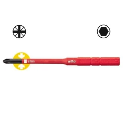 Bit Bevestigingsgereedschap WIHA WIHA SlimBit Electric Kruiskop 2831-12 PZ1 3.8 Nm 22034585