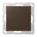 Bedieningselement /centraalplaat schakelmateriaal A range JUNG Afdekking blind A500 mokka A594-0MO