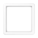 Overgangsafdekplaat schakelmateriaal Jung CD 561 Z5 WW