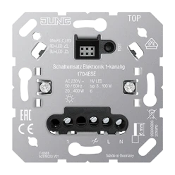 Elektronische schakelaar Basiselementen JUNG Elektronische schakeleenheid 1-kanaals 1704ESE