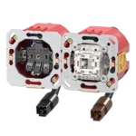 Schakelaar/wandcontactdoos combinatie Jung STEK-K129