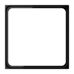 Overgangsafdekplaat schakelmateriaal Jung LS 981 Z SW