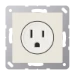Wandcontactdoos AS range Jung Wcd. A(S)500 wit Us-Nema 15 A A521-15