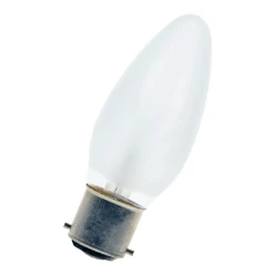 Gloeilamp kaarsvormig Incandescent MV BAILEY KAARSLAMP B22D C35 240V 60W FROSTED CB296240060F