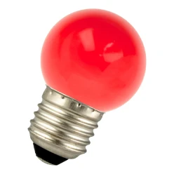 LED-lamp LED Party bulb BAILEY LED BALL G45 E27 220-240V 1W RED 80100035280
