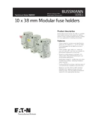 Zekeringhouder, laagspanning, 48Vdc, 14 x 51 mm, 1P, IEC, DIN-railmont
