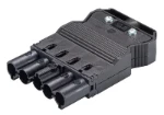 Connector voor insteekbare gebouwinstallatie Wieland GST18I5S S1 ZR1    SW
