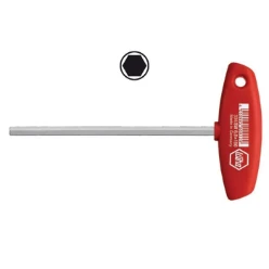 WIHA T-greep Inbussleutel 334 hoogglans vernikkeld 2,5x100mm