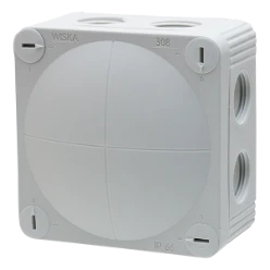 Wiska Doos voor montage op de wand/plafond Kabeldozen Combi 308