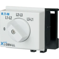 Draaischakelaar, 20A, voltmeter, 0 - L1-L2 - L2-L3 - L3-L1