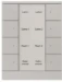 Tastsensor bussysteem KNX ABB Busch-Jaeger KNX ABB Busch Tenton® bedieningselement,8-voudig, met busaankoppelaar, met geïntegreerde temperatuursensor, met tekstveld, f-aluzilver. 2CKA006330A0071