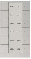 Bedienings sensor KNX - ClimaEco Alu zilver 12f