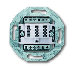 TAE-contactdoos 2x6/6 NFF alpin