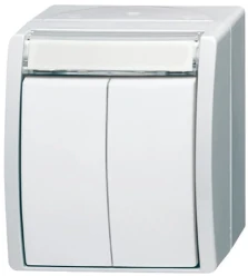 tekstpulsdrukker dubbel opb IP44 o-alpin