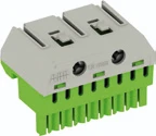 Terminal block PE 8*1,5-4mm²+2*25mm² screwless