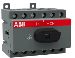 Lastscheider 6P, 16 A bodem / DIN-rail montage