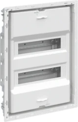 Inbouwverdeler zonder sierlijst en deur, "basic", 24M, 2-rijen, N/PE Q