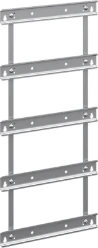 DIN-rail binnenwerk, 5-rijen, UK65