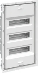 Inbouwverdeler zonder sierlijst en deur, "basic", 36M, 3-rijen, N/PE Q