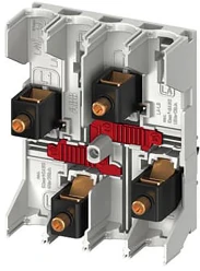 Voedingsblok m afdekpl, 3LN hoog 160A max. Smissline