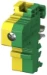 Aansluitklem stroomrail Smissline-S ABB Componenten PE-klem voor extra stopcontact SMISSLINE TP, voor externe doorverbindingskammen; voor geleiders van 16 mm² tot 35 mm², met adereindhuls, max. 1 geleider. 2CCA183387R0001