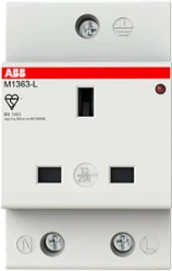 Contactdoos British Standard met L