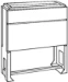 Sokkel voor kast/lessenaar EH PEDESTAL ABB Componenten EH3 POLYESTERSOKKEL DIN 0 BOUWPAKKET 4TBE842099R0100