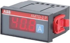 Digitale amperemeter Frontmontage, AC stroom, alarm relais