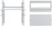 Toebehoren/onderdelen voor installatiekast MISTRAL65 ABB Componenten Tmax kit XT t.b.v. Mistral65H size 3x12 1SLM006500A1959