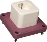 Deksel voor dozen voor montage op de wand/plafond ABB Installatiedozen en -kasten 3640W1-R S