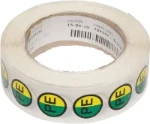 Tekststrookblad ABB Installatiedozen en -kasten 71103 Sticker ''PE''