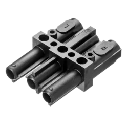 koppeling, 3-polig zwart