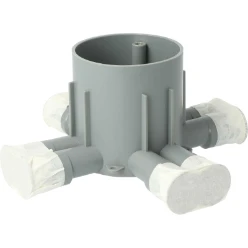 Doos voor montage in wand/plafond Centraaldozen Beton ATTEMA CD80R CENTRAALDOOS, ROND, MET TAPE   16/19 MM AT1031