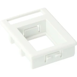 Onderdeel/centraalplaat communicatie-schakelmateriaal Adapter RJ45 ATTEMA ADAPTER BL, TYPE 20,4 MM MET LABELVENSTER AT1975