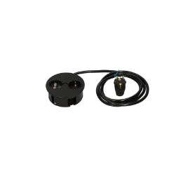 Contactdooscombinatie Inbouw stopcontacten BACHMANN TWIST 1X 230V RA + 2X USB CHRGR 2M RA (MONTAGE STEKKER LOS BIJGELEVERD 931.131