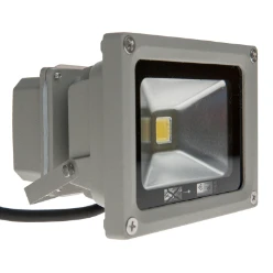Downlight/spot/schijnwerper LED Floodlight LV BAILEY LED FLOODLIGHT GREY 10-30V DC 10W 6500K 90500032325