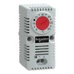 Thermostaat/hygrostaat (kast/lessenaar) Schneider Electric Thermostaat voor kastlessenaar