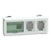 Aftakkast railkoker Canalis KS Schneider Electric AFTAKKAST 32A 3P+N DIN RAIL 8MOD 2WCD KSB32CP