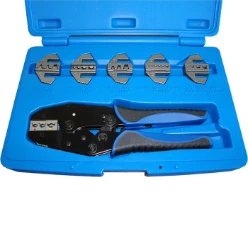 Perstang kabelschoenen/-verbinders, adereindhulzen, schermaansluiting Gereedschap (persen, knippen en str AMW CONNECT AMW-CONNECT KRIMPTANG IN SET MET 6 INZET SETS 96001122