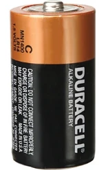 Standaard batterij (niet oplaadbaar) Batterij Duracell DURACELL ALKA PLUS POWER C X2 80291400