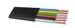 Data- en communicatiekabel Modulair plat CABLE MODULAIRKABEL 4AD. AWG26 ZWART MODU239040H