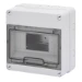 Groepenkast, leeg INSTALLATION BOX Gewiss SURFACE ENCLOSURE 8M.IP55 GW40003